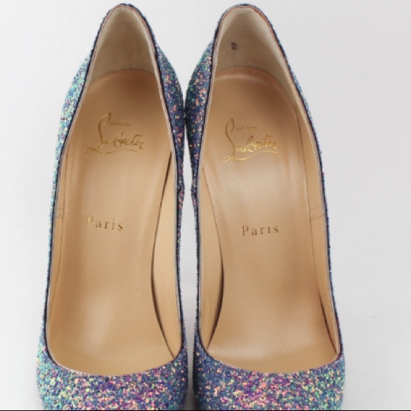 NWB 35.5 so Kate Christian Louboutin’s glitter dragonfly - Picture 3 of 11